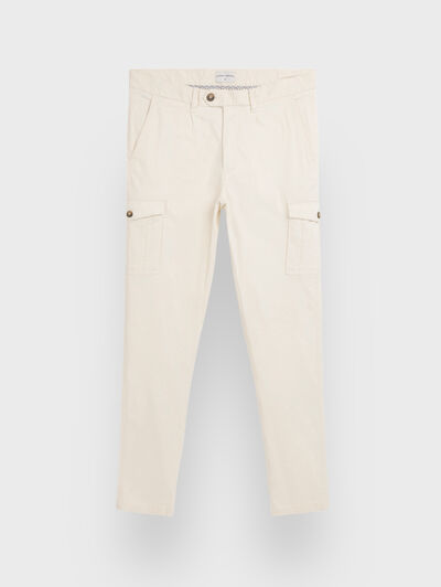 PANTALON CARGO CRUDO